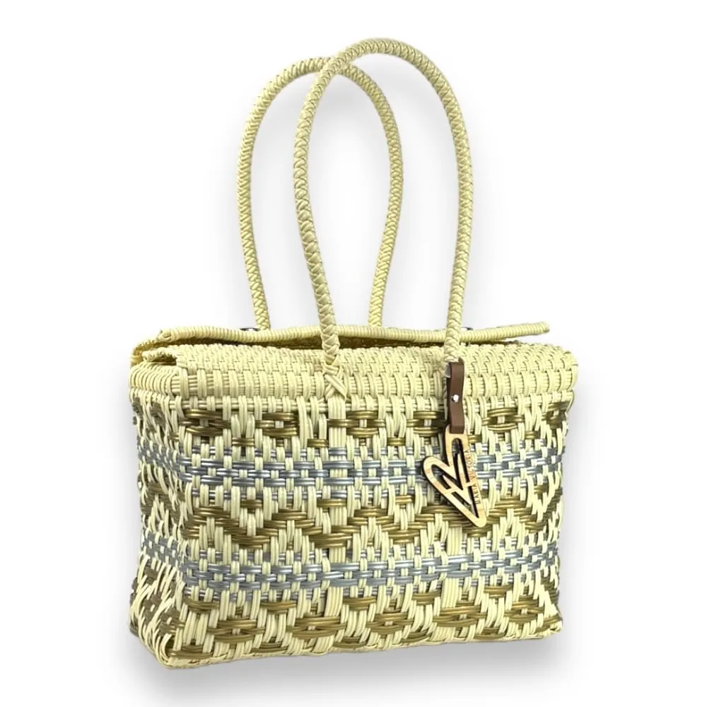 Maria Victoria | Shine Basket | Upcycled, Handwoven