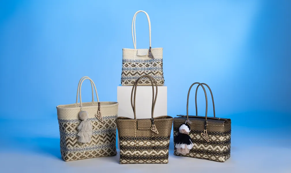 Maria Victoria | Shine Basket | Upcycled, Handwoven