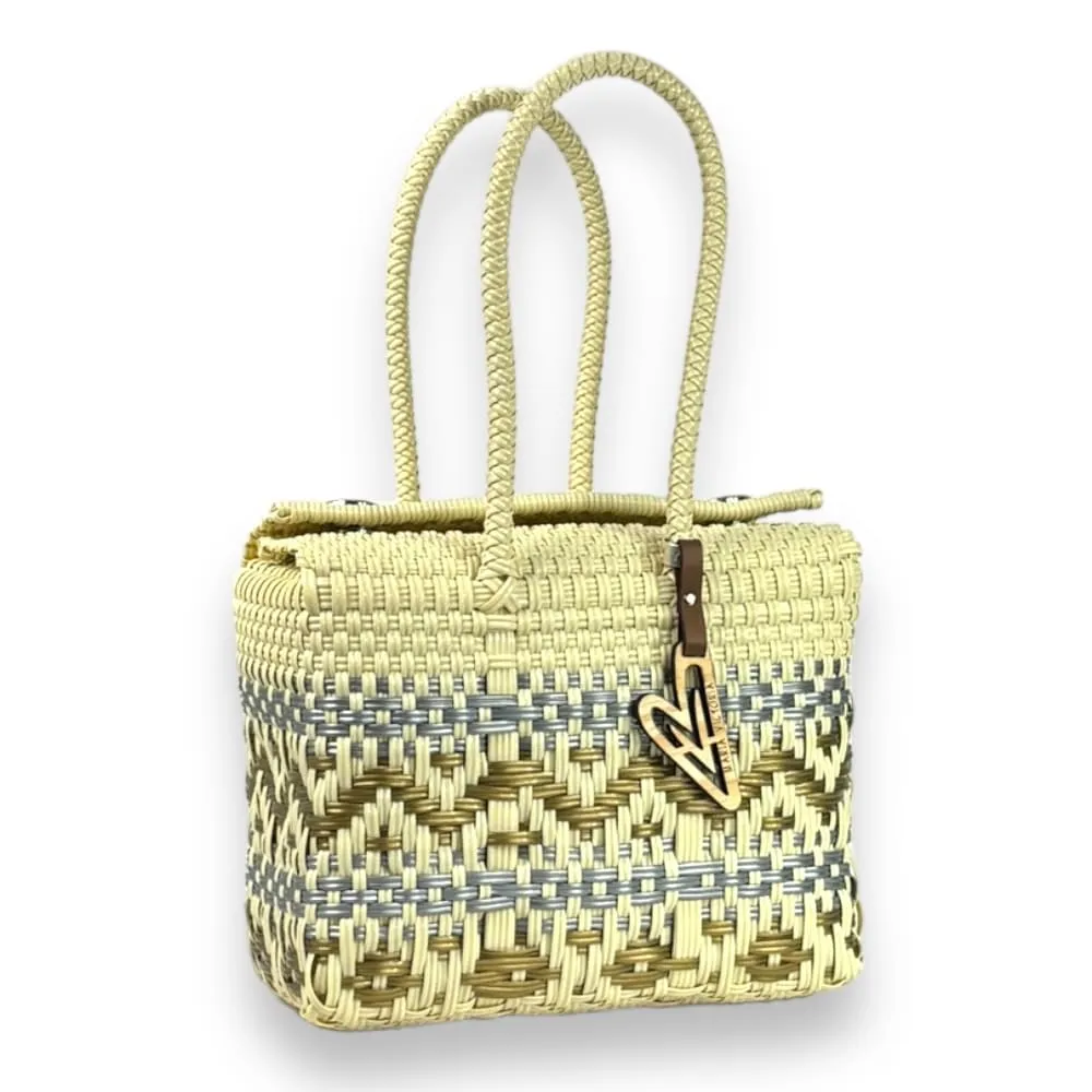 Maria Victoria | Shine Basket | Upcycled, Handwoven