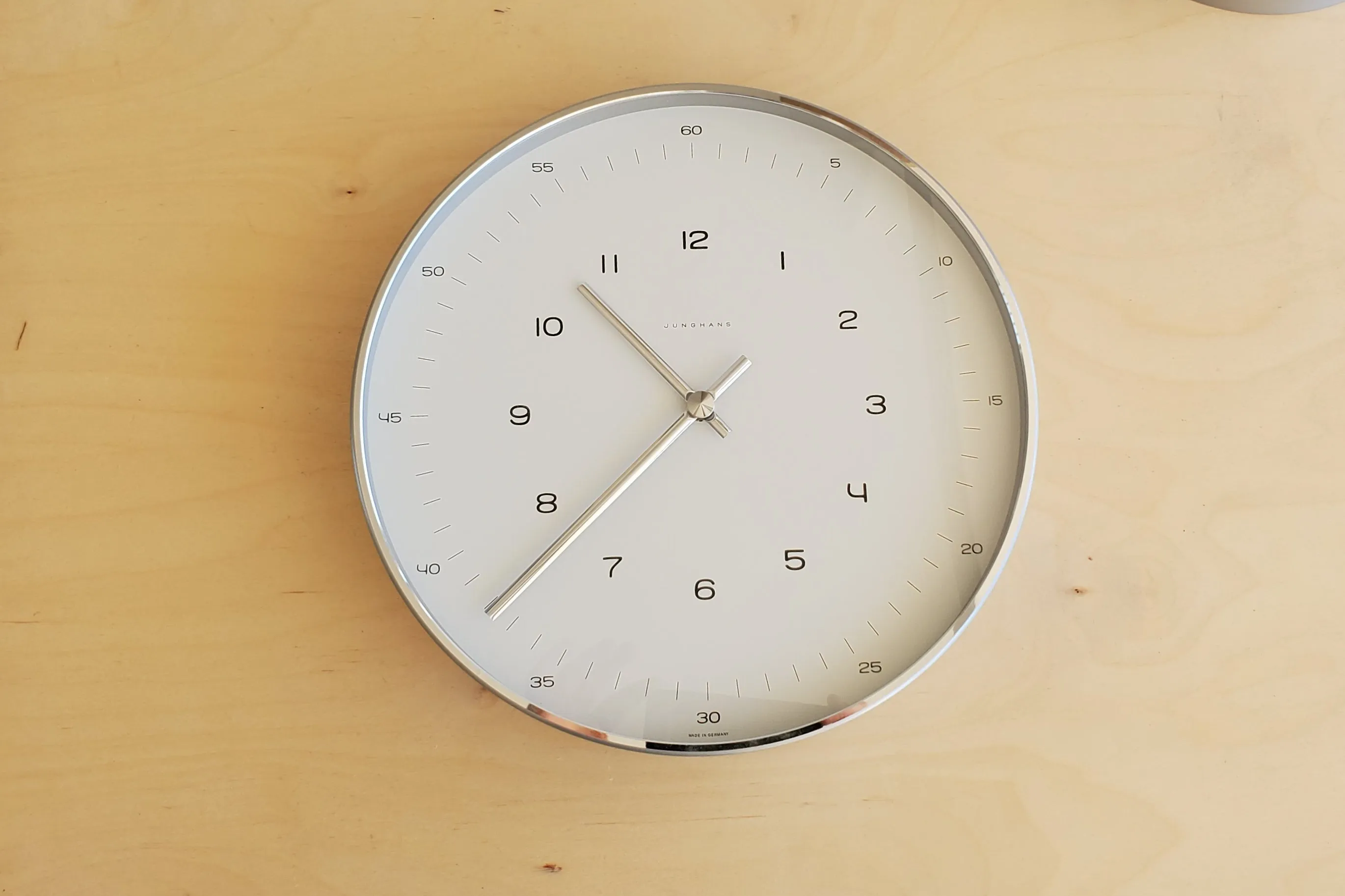 Max Bill Wall Clock