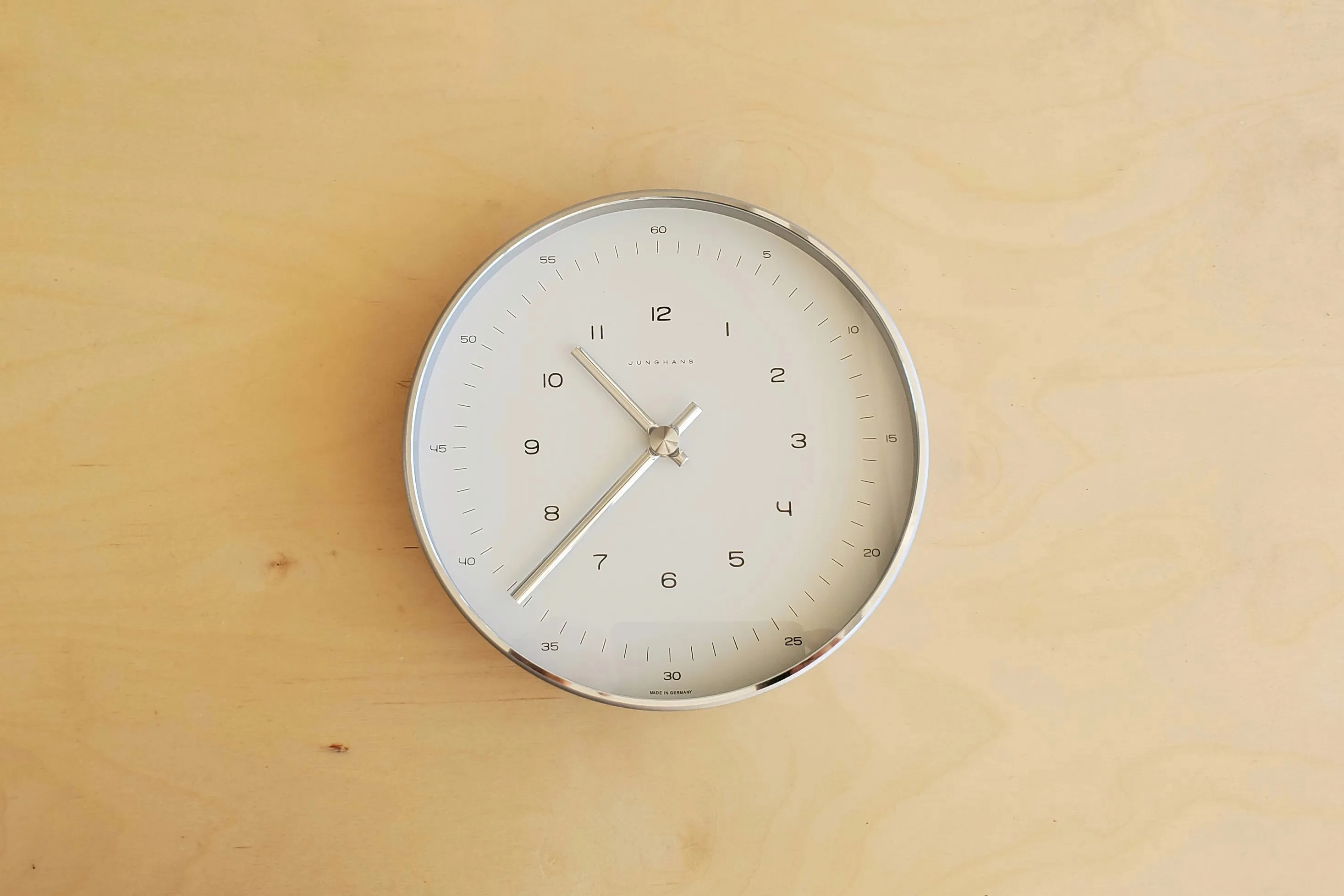 Max Bill Wall Clock