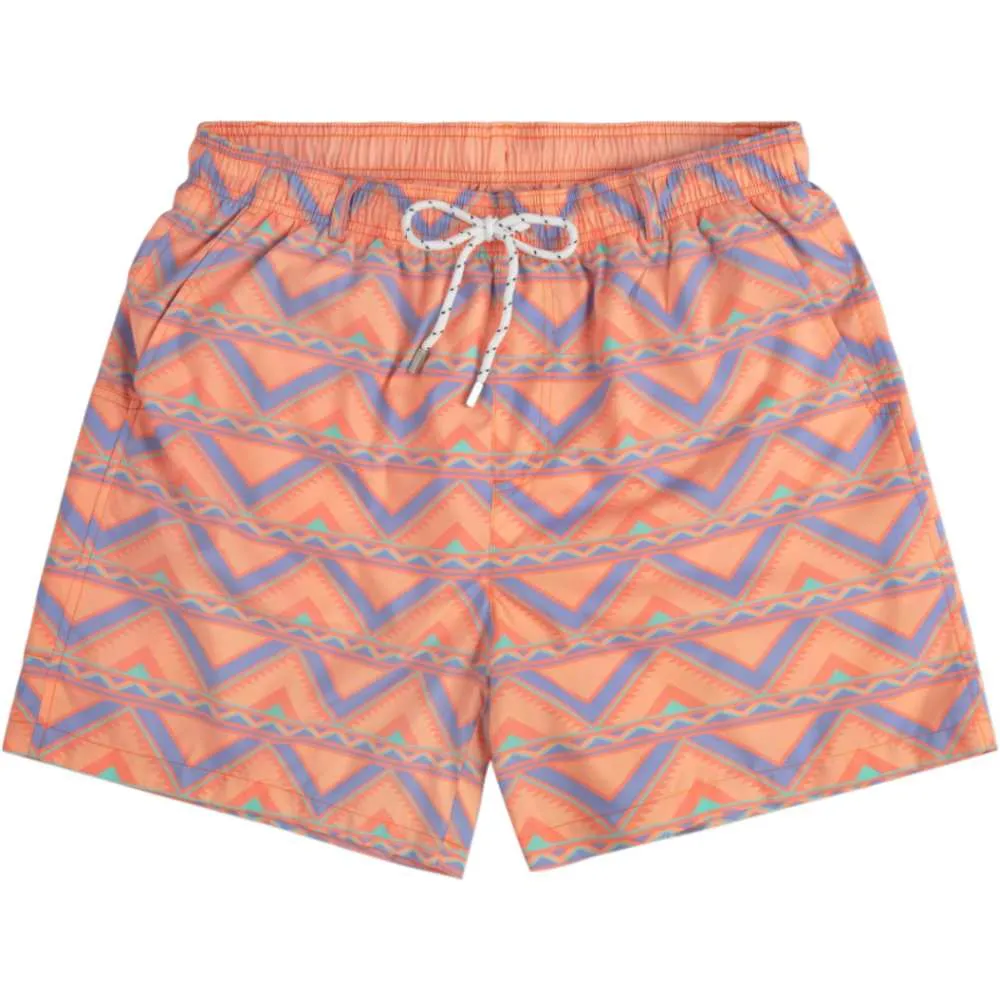 Men's Dockside Swim Trunk - Santiago Sunrise