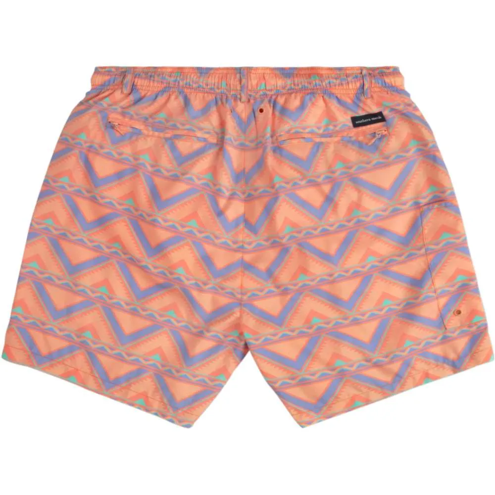 Men's Dockside Swim Trunk - Santiago Sunrise