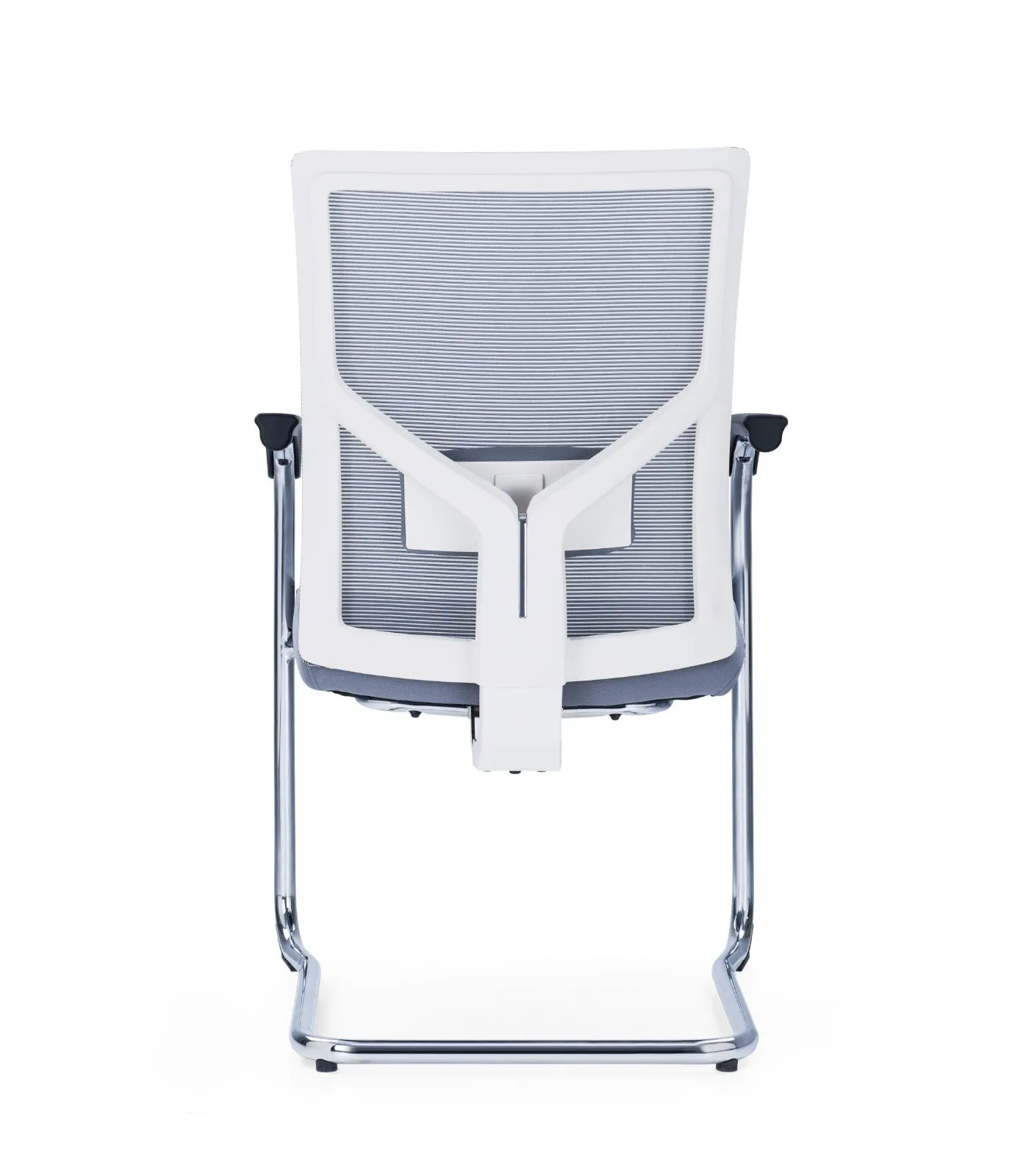 Mesh Conference Chair With Bow-shaped Frame For Home Office