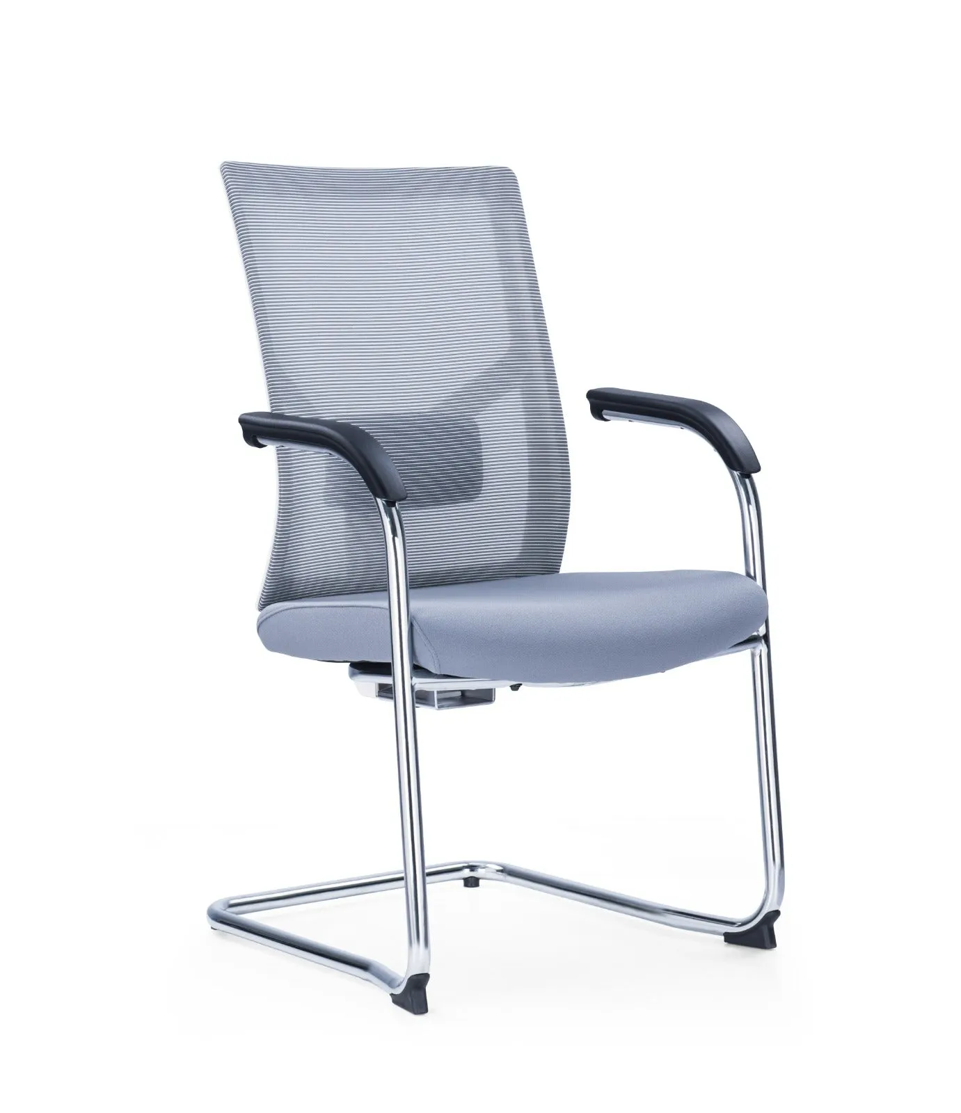 Mesh Conference Chair With Bow-shaped Frame For Home Office