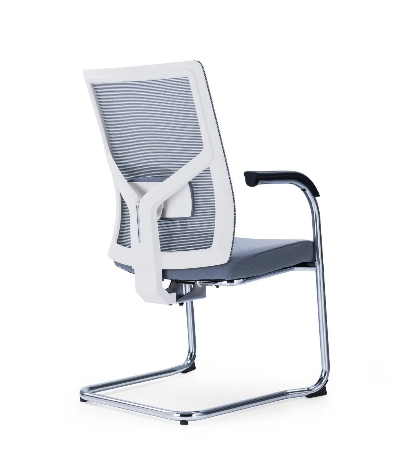 Mesh Conference Chair With Bow-shaped Frame For Home Office