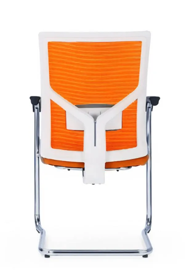 Mesh Conference Chair With Bow-shaped Frame For Home Office