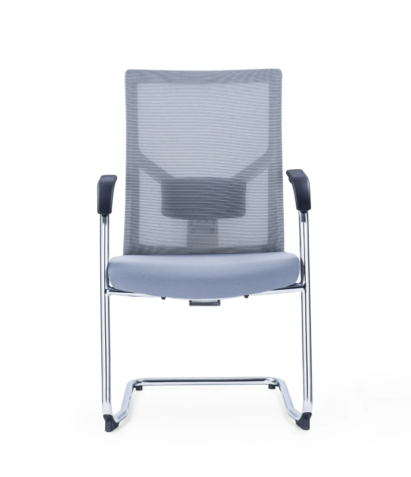 Mesh Conference Chair With Bow-shaped Frame For Home Office