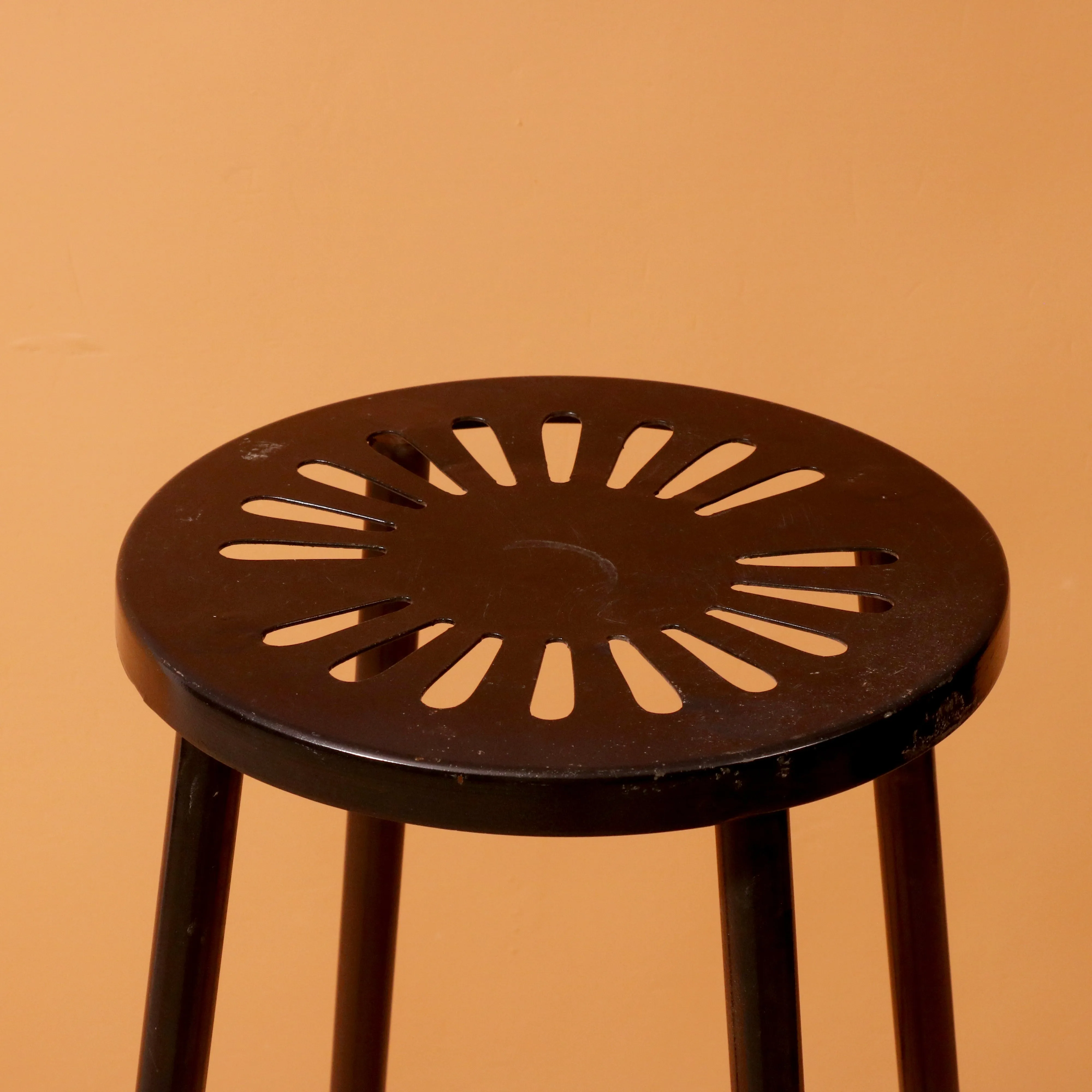Metallic Powder Coated Stool