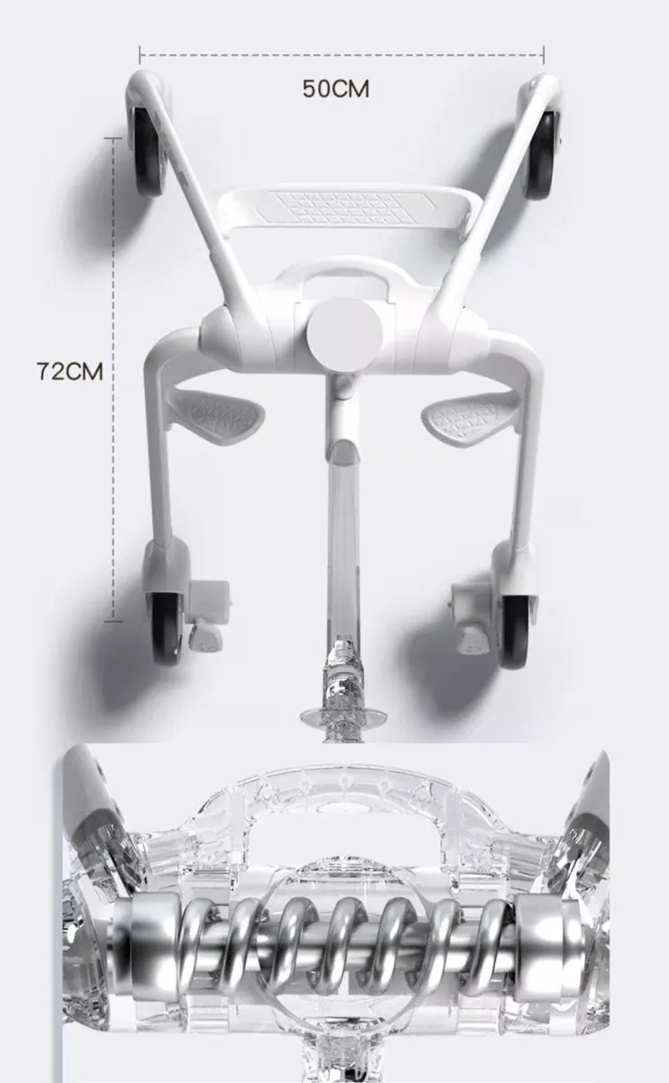 Mini Angel High-view Lightweight Foldable Pink Baby Stroller