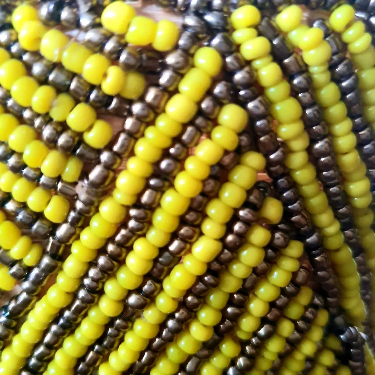 Mini Beaded Keben Bamboo Basket