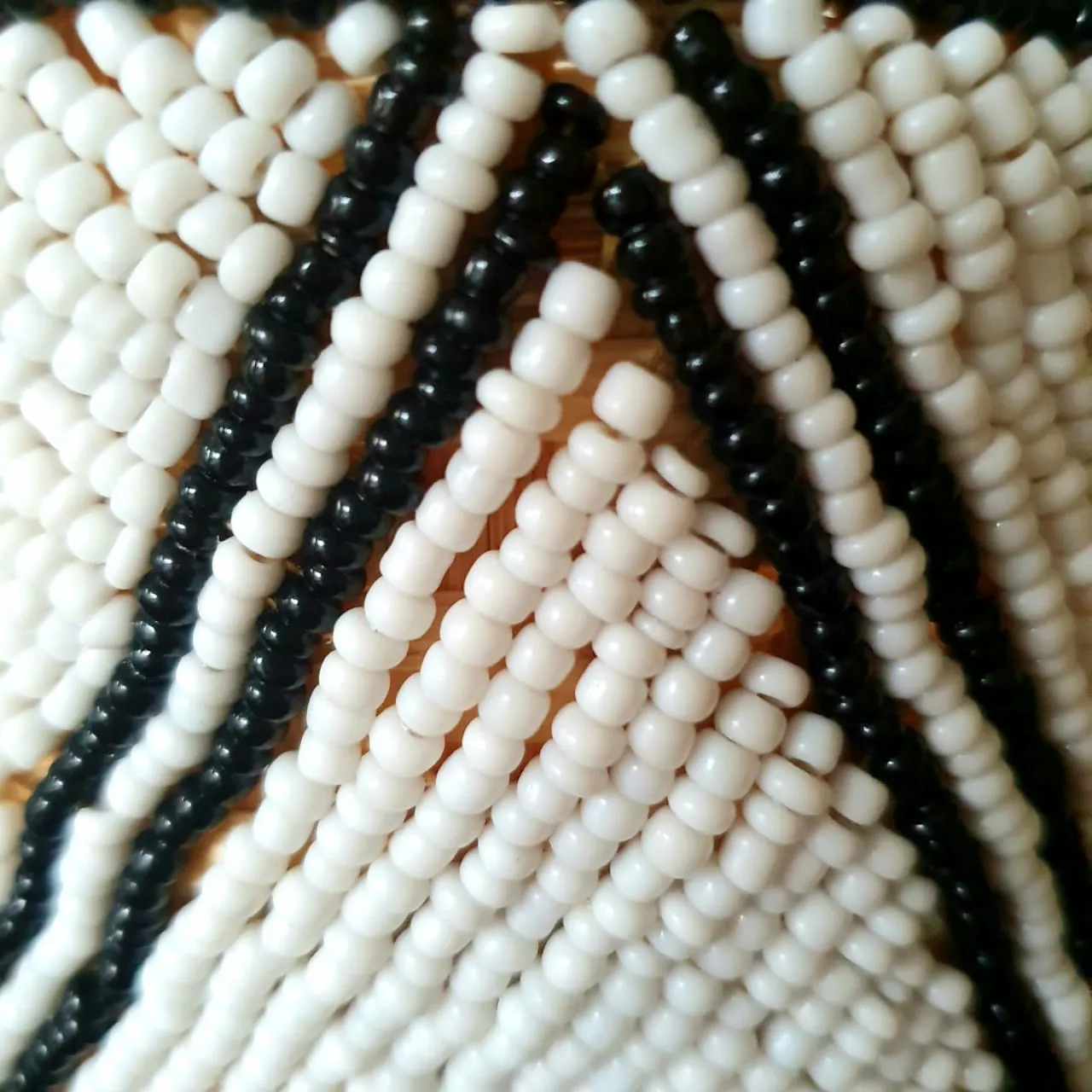 Mini Beaded Keben Bamboo Basket
