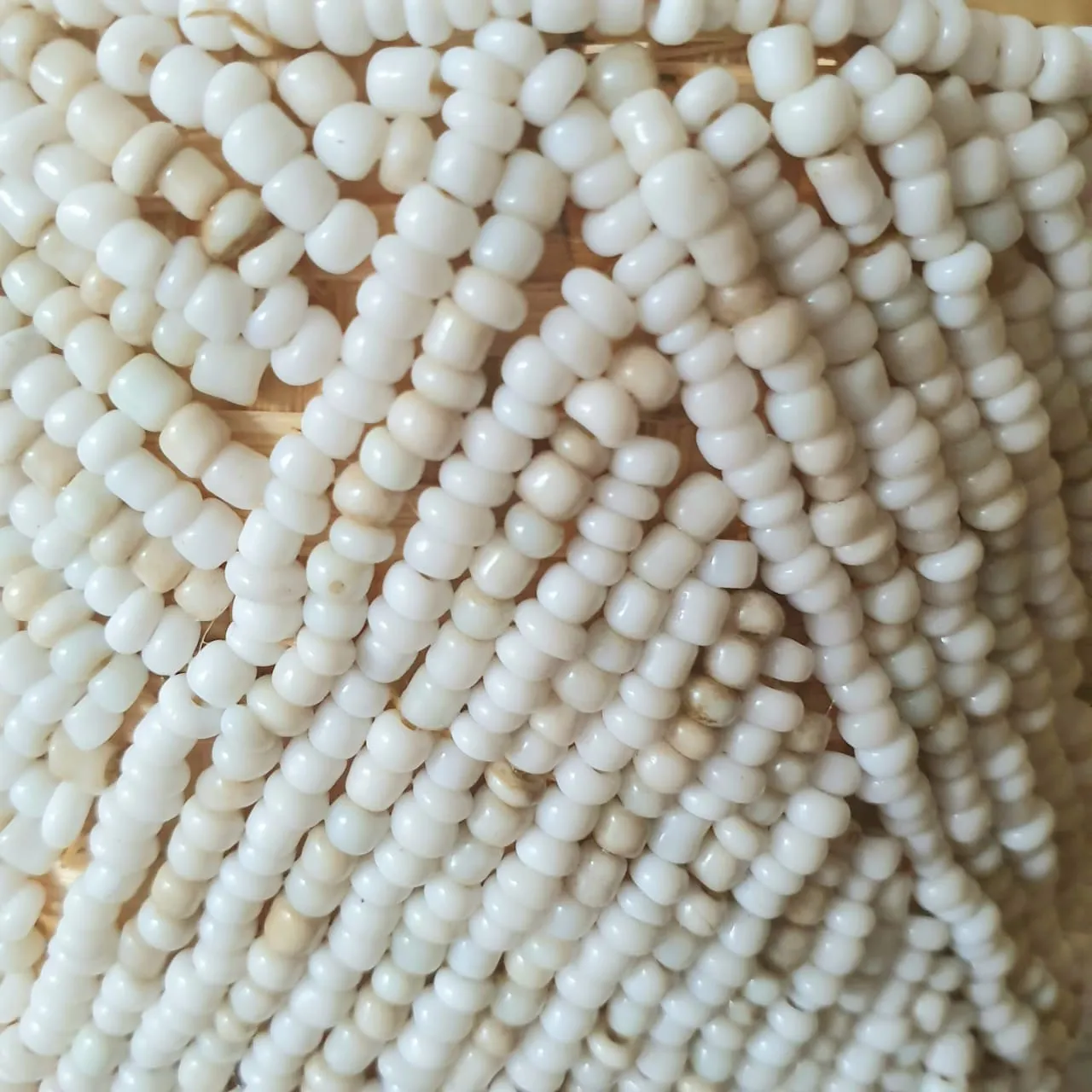 Mini Beaded Keben Bamboo Basket