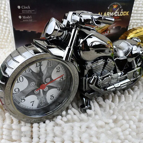 Mini Motorcycle Shape Digital Alarm Clock