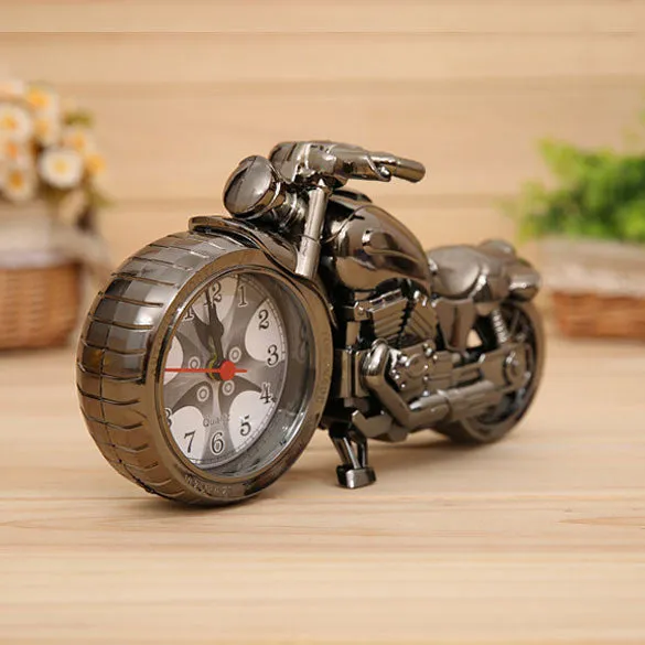 Mini Motorcycle Shape Digital Alarm Clock