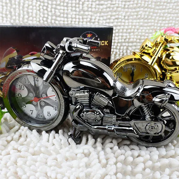 Mini Motorcycle Shape Digital Alarm Clock