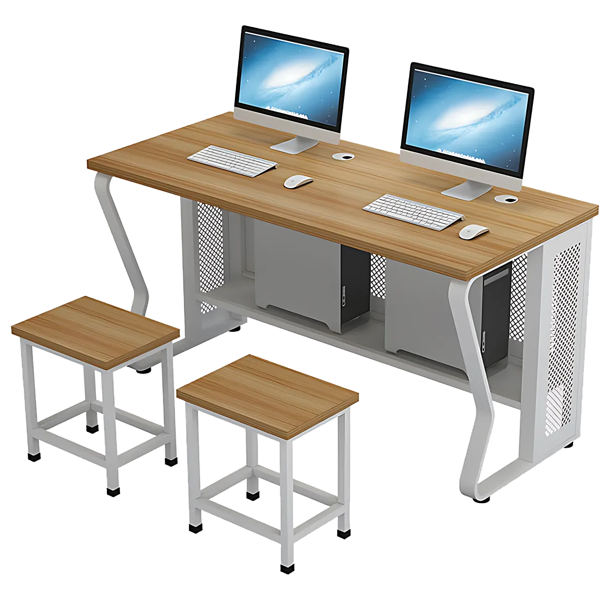 Minimalist School Computer Lab Training Instructor Desk