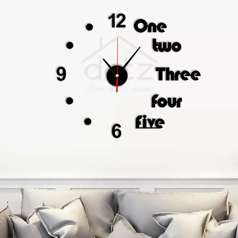 Modern DIY Wall Clock (WC0107)