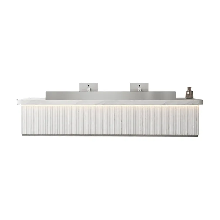 Modern Minimalist Company Hotel Front Desk Reception Desk