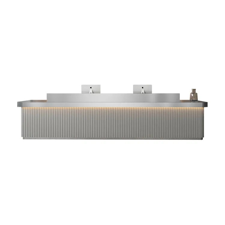 Modern Minimalist Company Hotel Front Desk Reception Desk