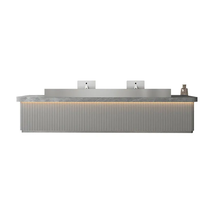 Modern Minimalist Company Hotel Front Desk Reception Desk