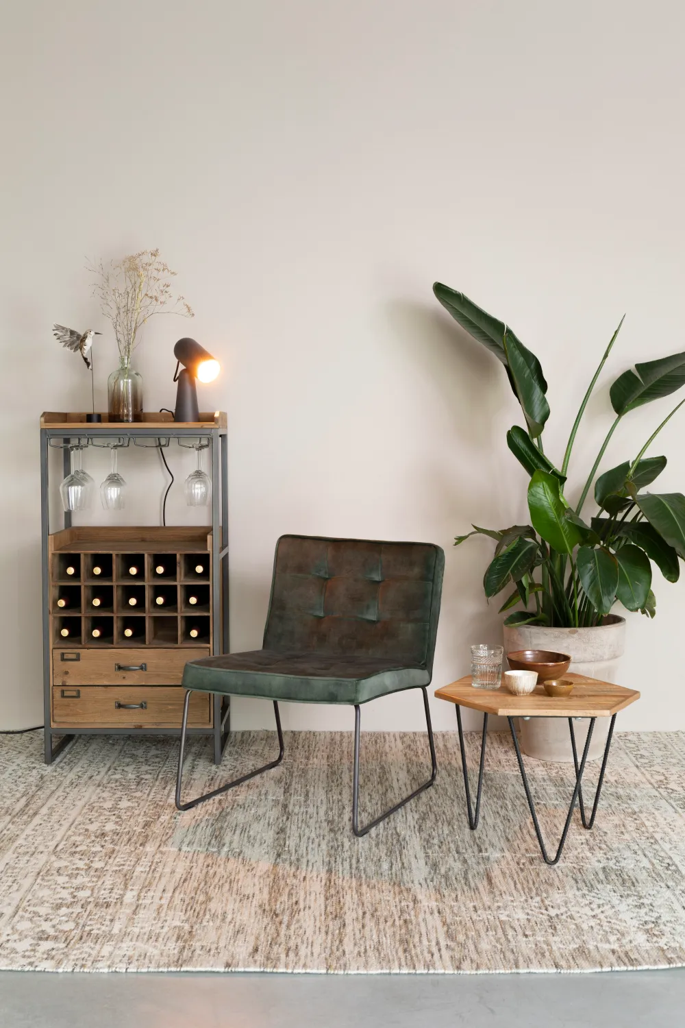 Modern Tufted Lounge Chair | DF Clark