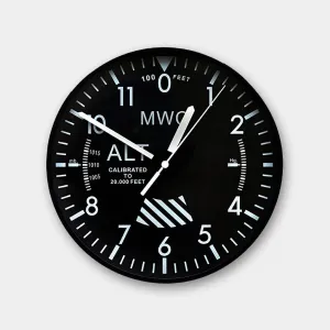 MWC Altimeter Wall Clock