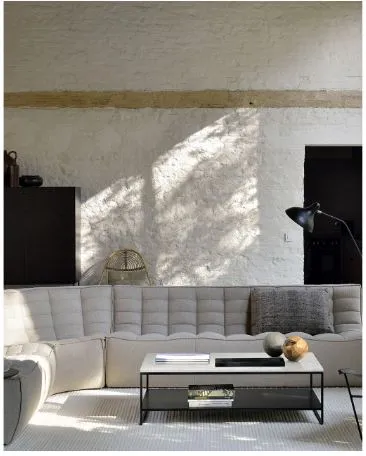 N701 Sofa Round Corner Beige