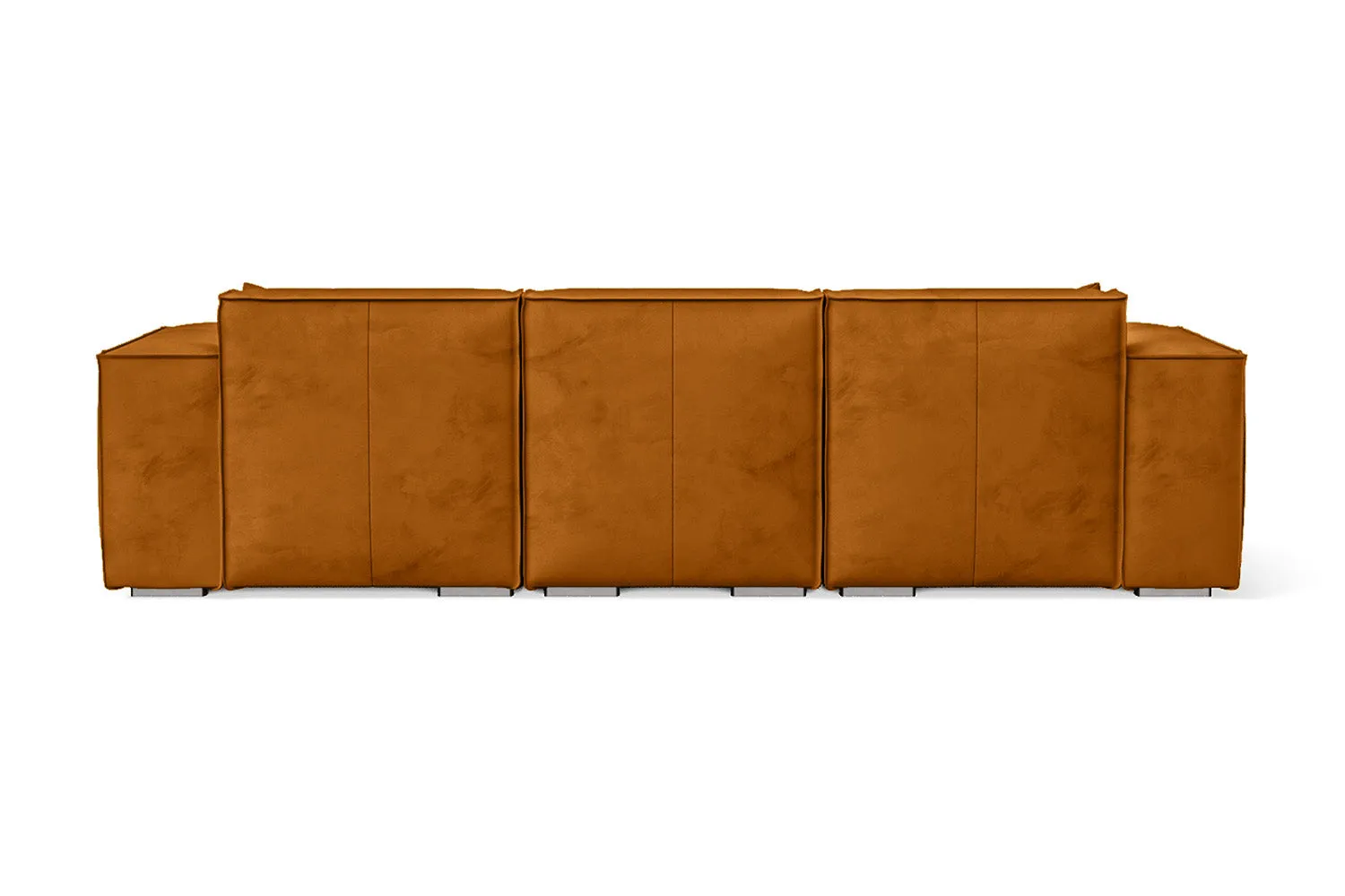 Naples 3 Seater Sofa Gold Velvet
