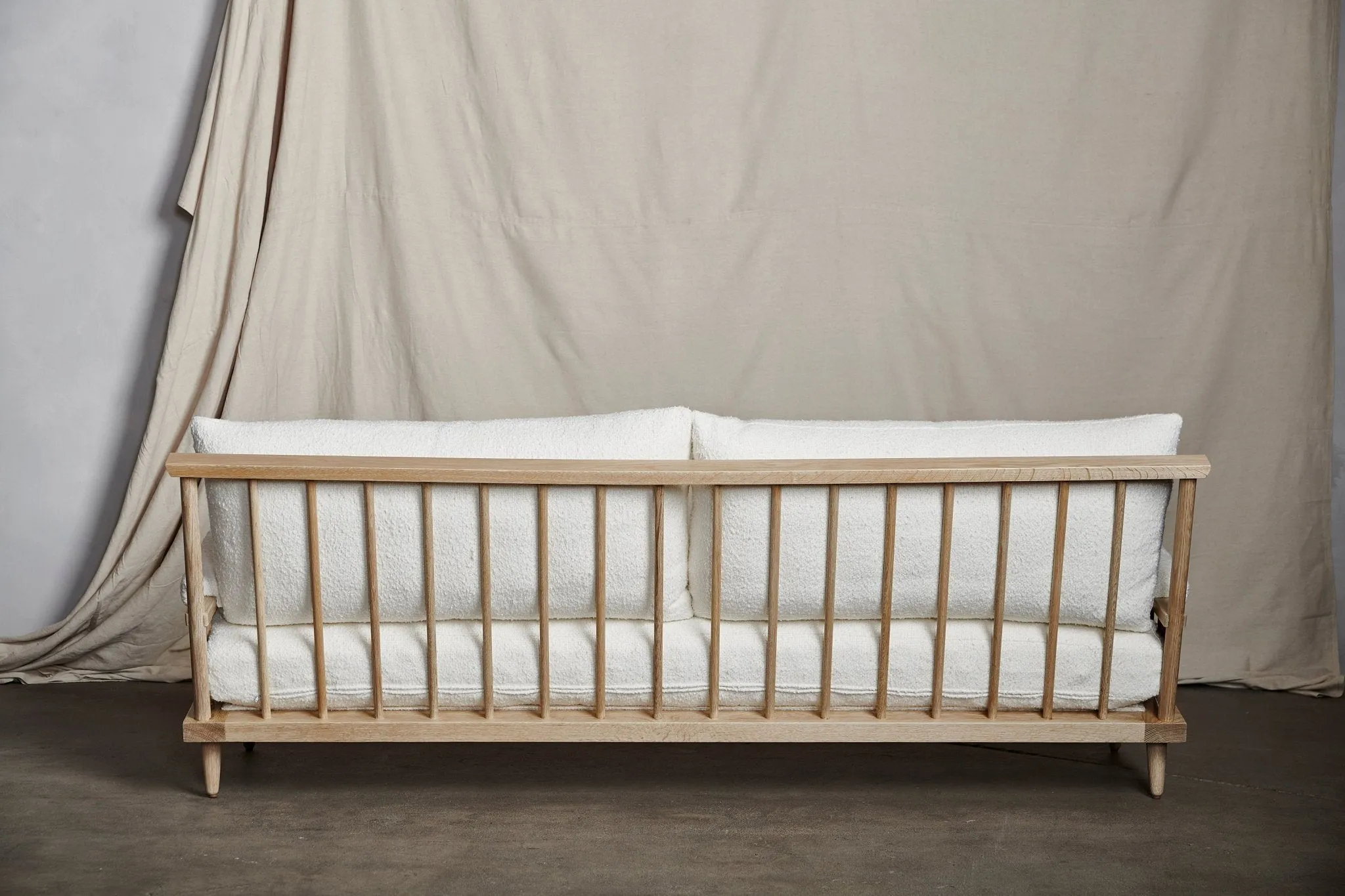Nickey Kehoe Spindle Back Viewing Settee