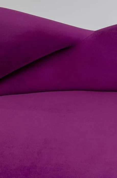 Night Fever Fuchsia Velvet 3 Seater Sofa