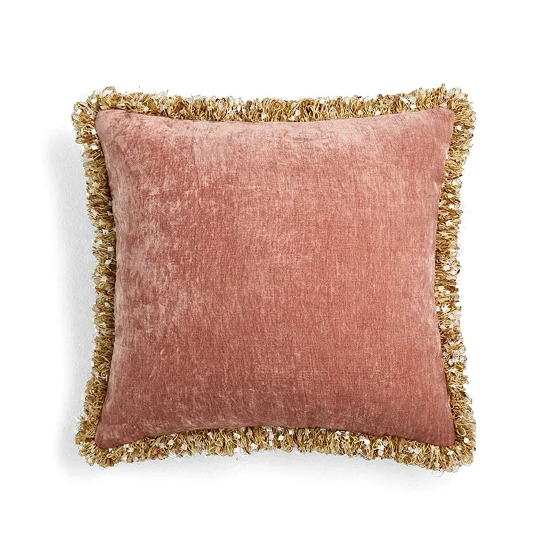 Noblesse European Style Pillow Covers, Lotus Pink
