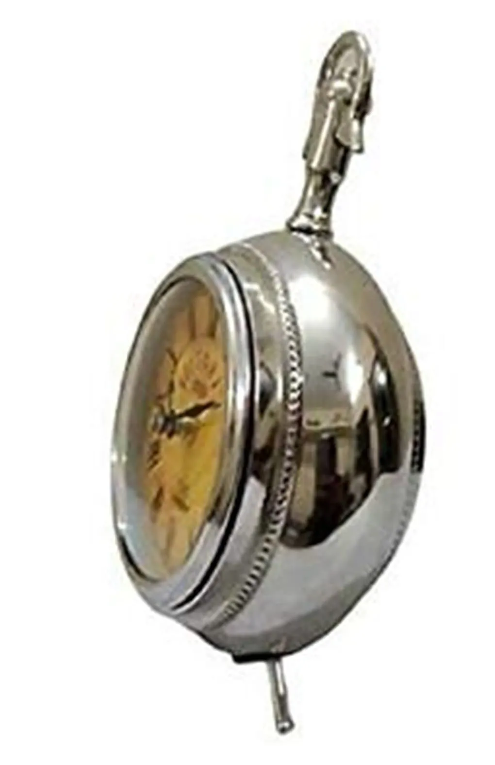 NOOR COLLECTION Handmade Table Top Clock Desk Clock Victoria Style Roman Number Beautiful Table Clock| Hanging Table Clock| Home & Office Bed Room Studio Decoration | 6 inch Brown