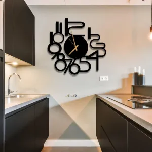 Numbers Wall Clock - Wall Decor - Wall Clocks