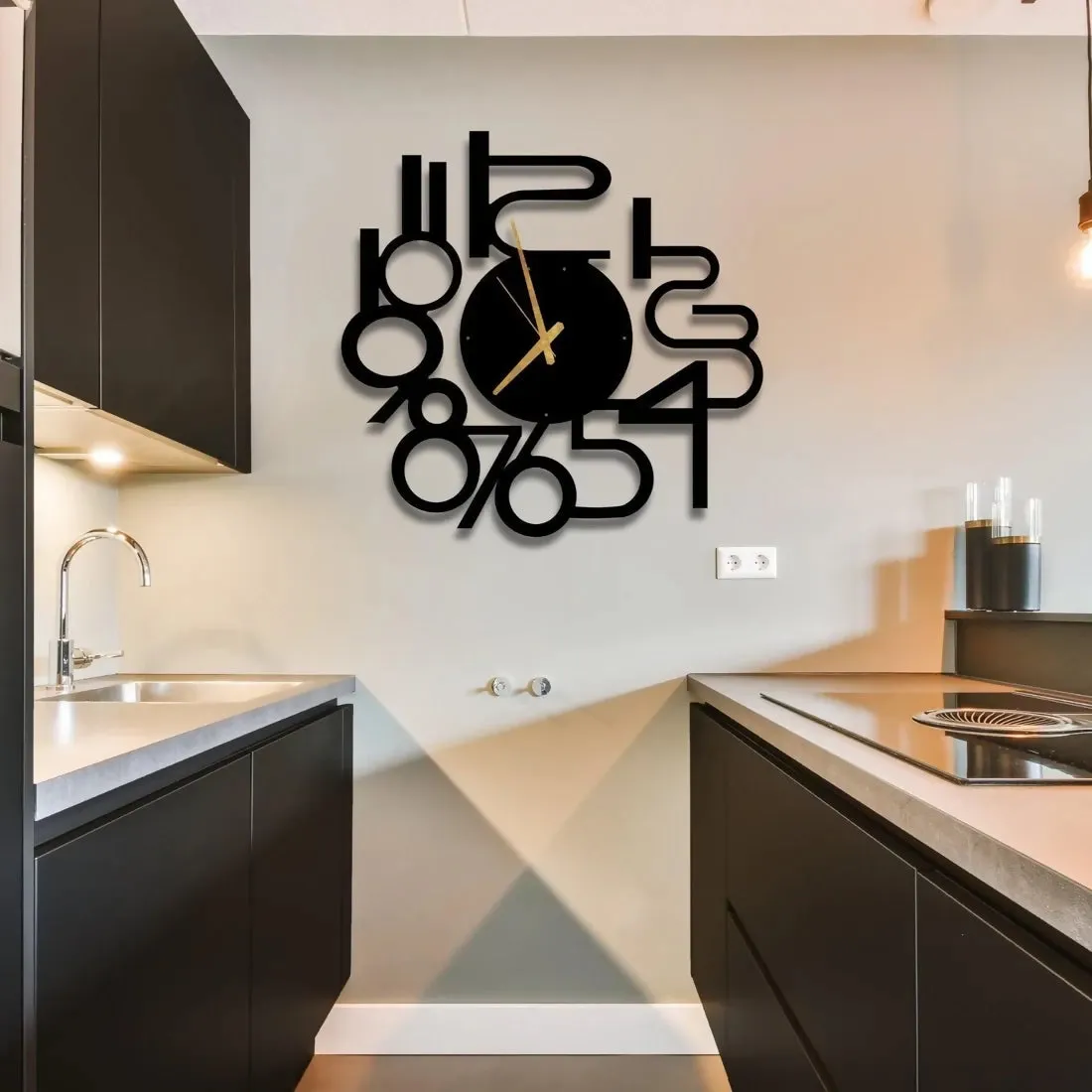 Numbers Wall Clock - Wall Decor - Wall Clocks