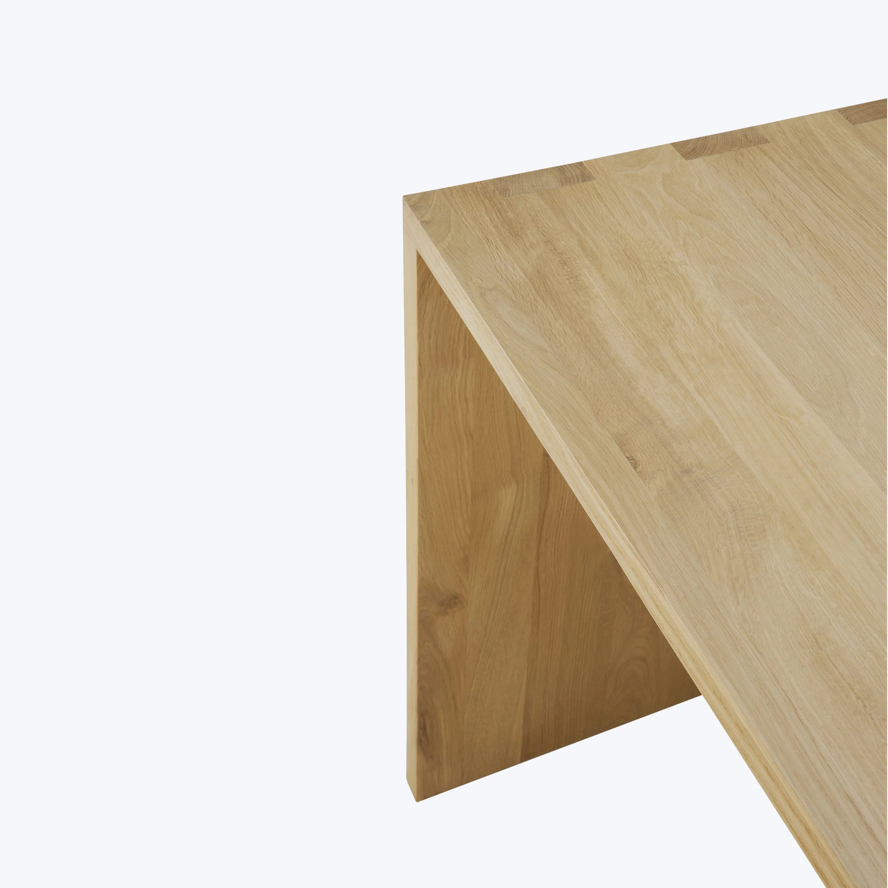 Oak U Desk