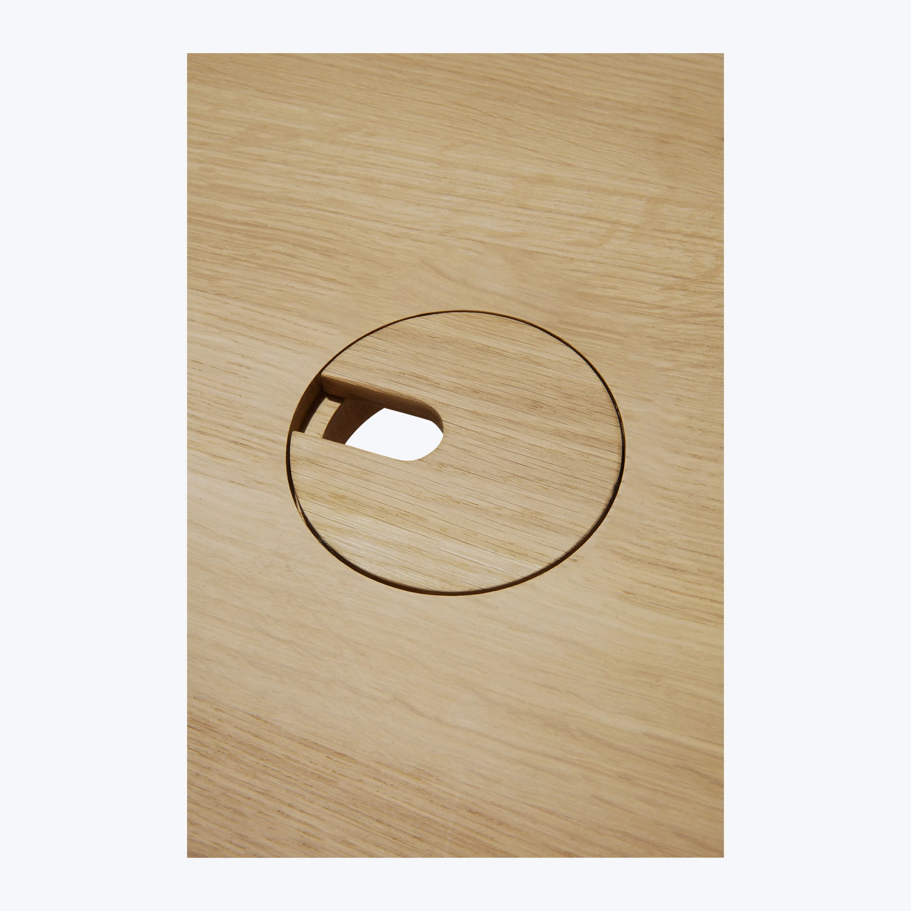 Oak U Desk