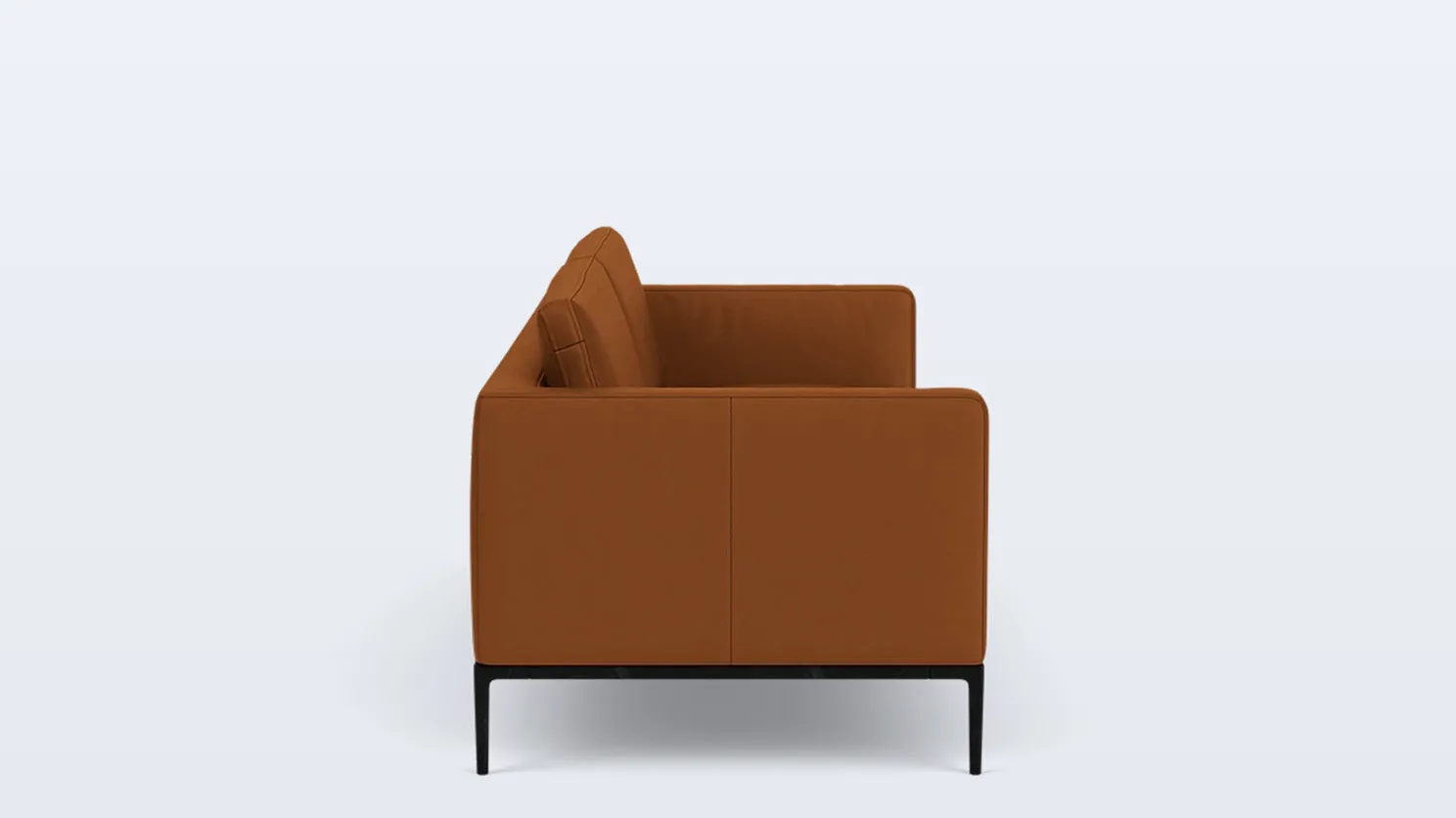 oma 89" sofa - leather