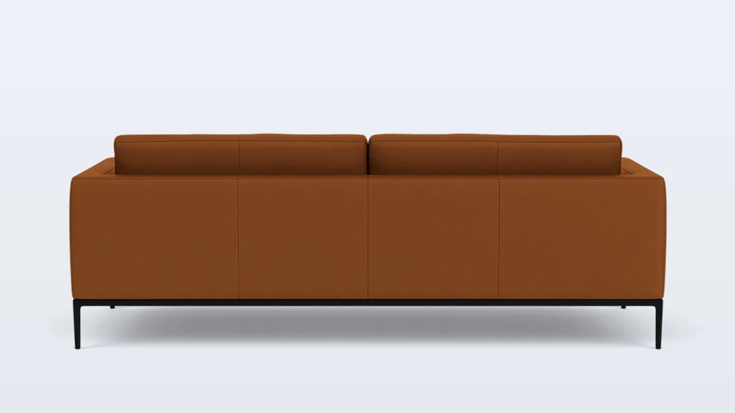 oma 89" sofa - leather