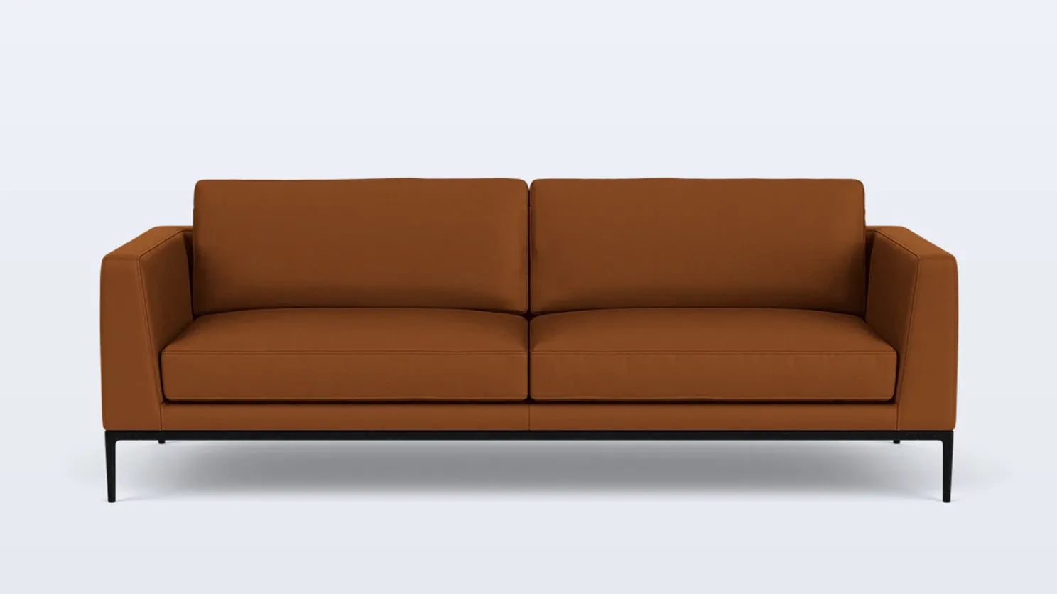 oma 89" sofa - leather