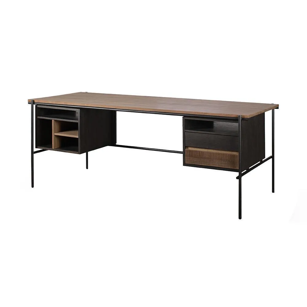 Oscar Desk with Drawers - Teak
