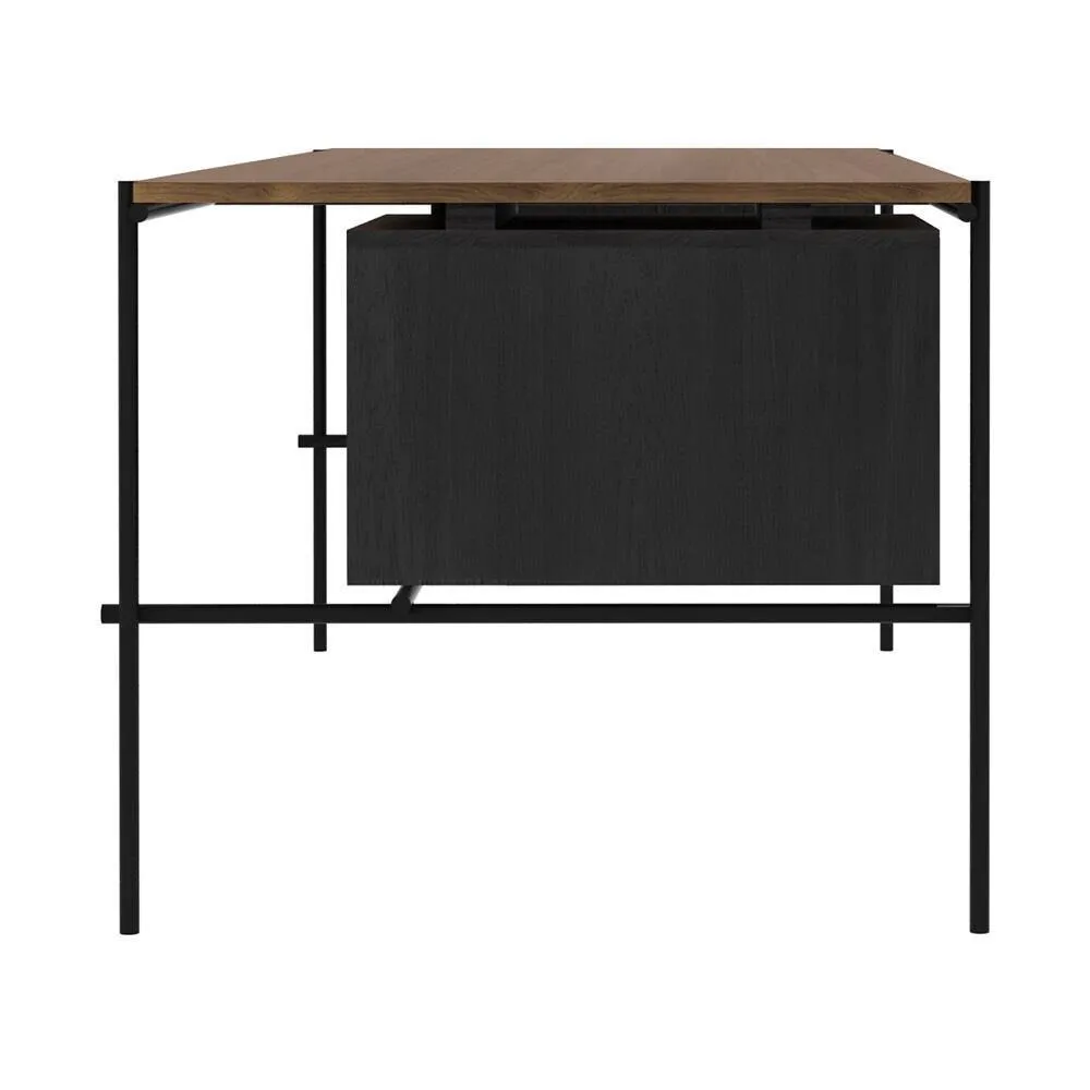 Oscar Desk with Drawers - Teak