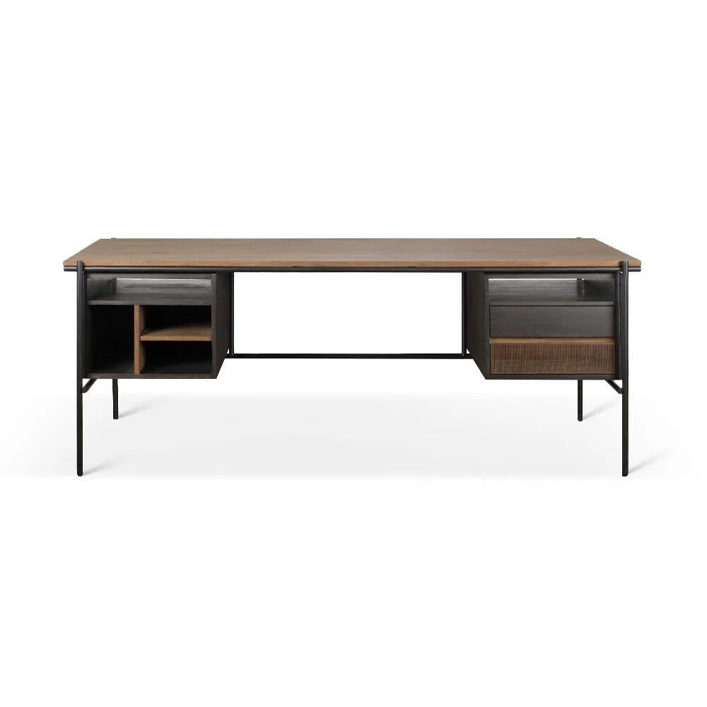 Oscar Desk with Drawers - Teak