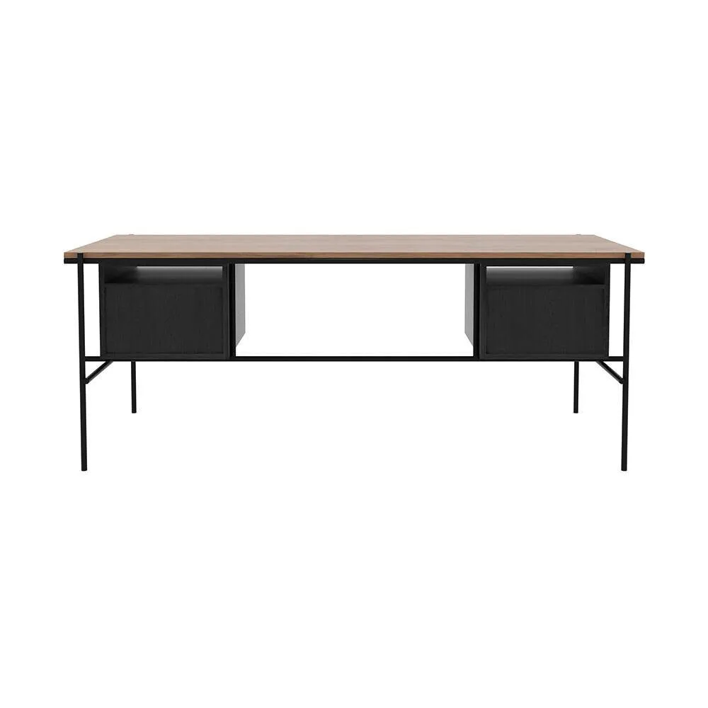 Oscar Desk with Drawers - Teak