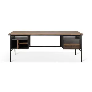Oscar Desk with Drawers - Teak