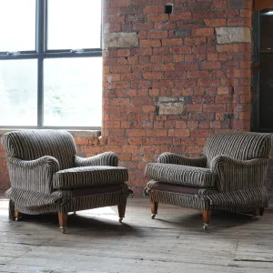 Pair of Howard Chairs Ltd - bridgewater - howard and sons