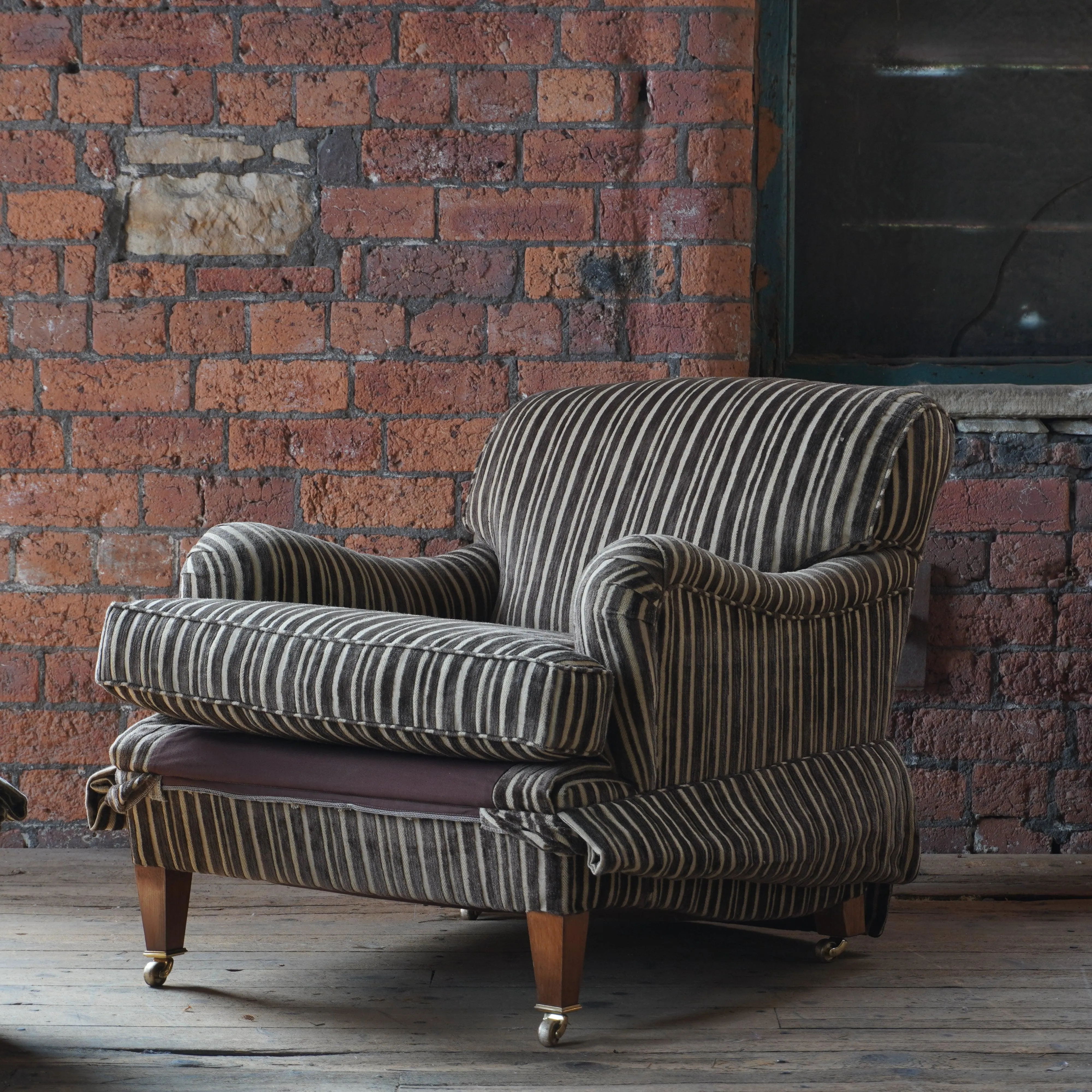 Pair of Howard Chairs Ltd - bridgewater - howard and sons