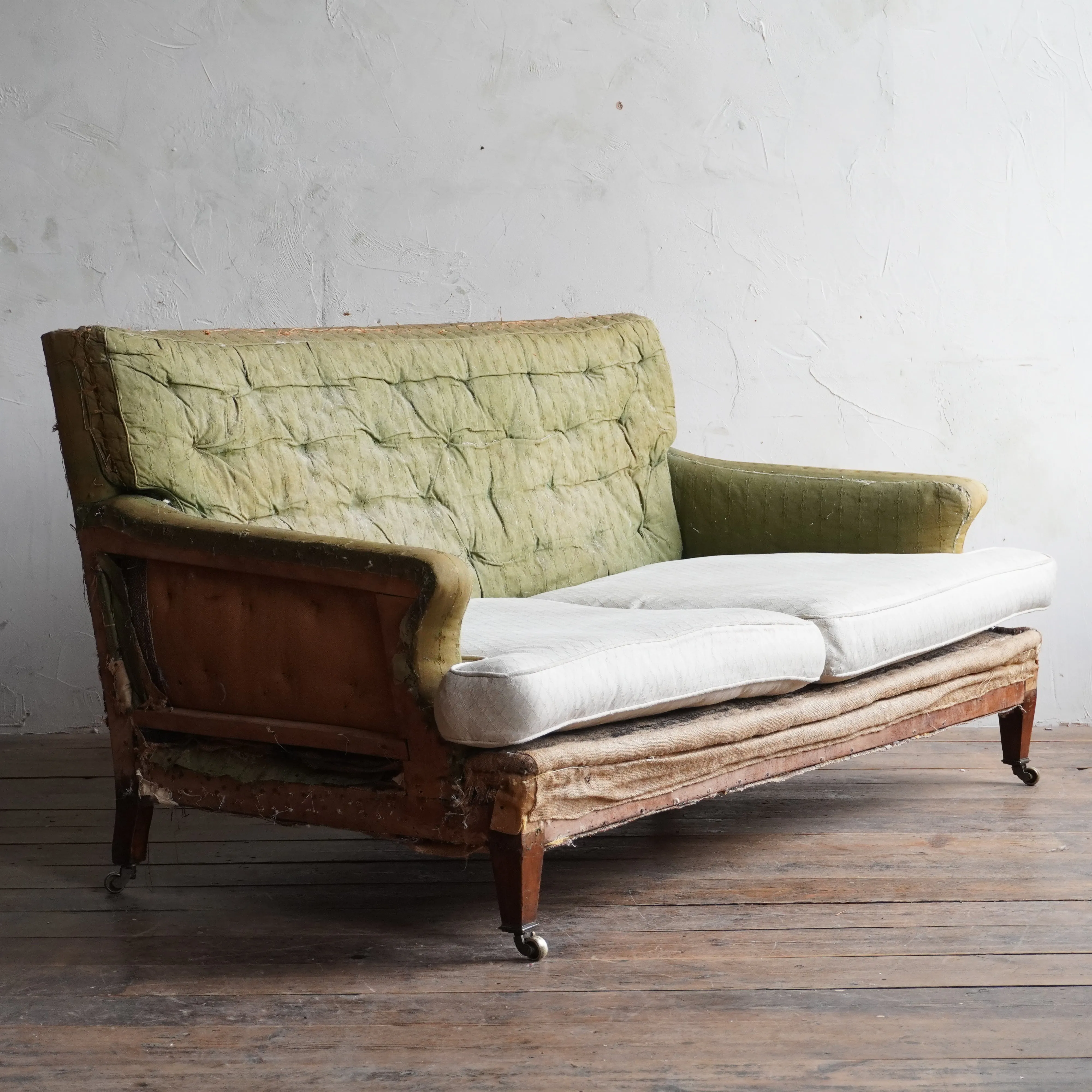 Pair of Howard Style Sofas - late 19th/early 20th Century