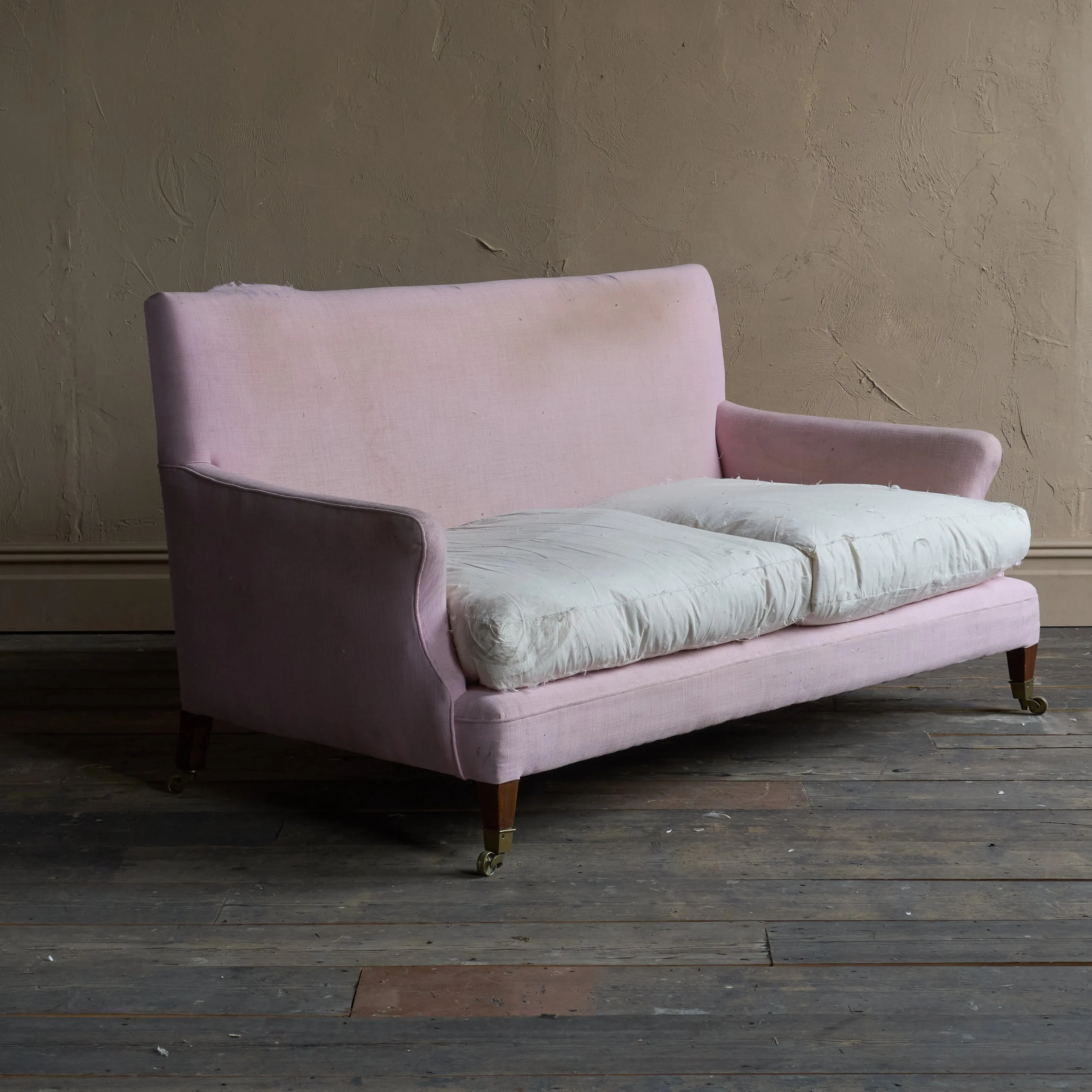 Pair of Howard Style Sofas - late 19th/early 20th Century