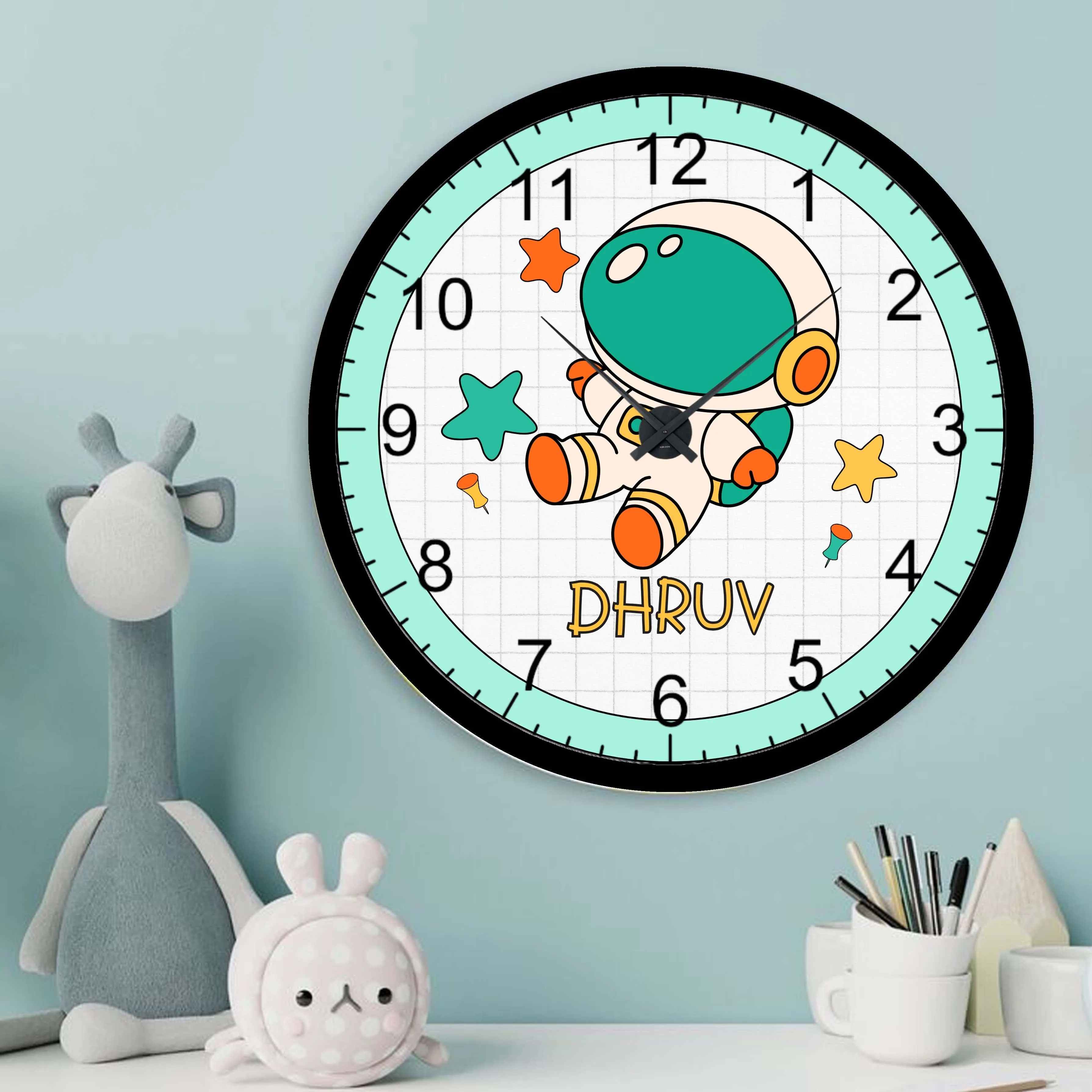 Personalised Wall Clock - Explorer Time